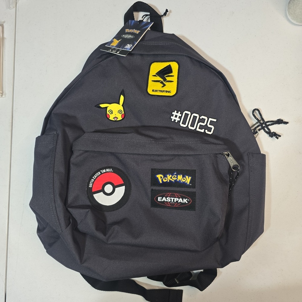Pokemon x Eastpak Backpack 24L Daypack Patches Pikachu Limited Edition